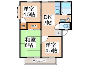 リフォ－ネ３の物件間取画像